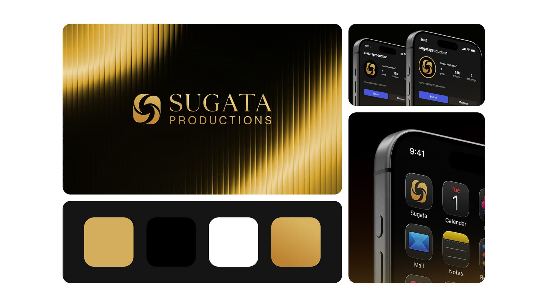 Sugata Productions brand design