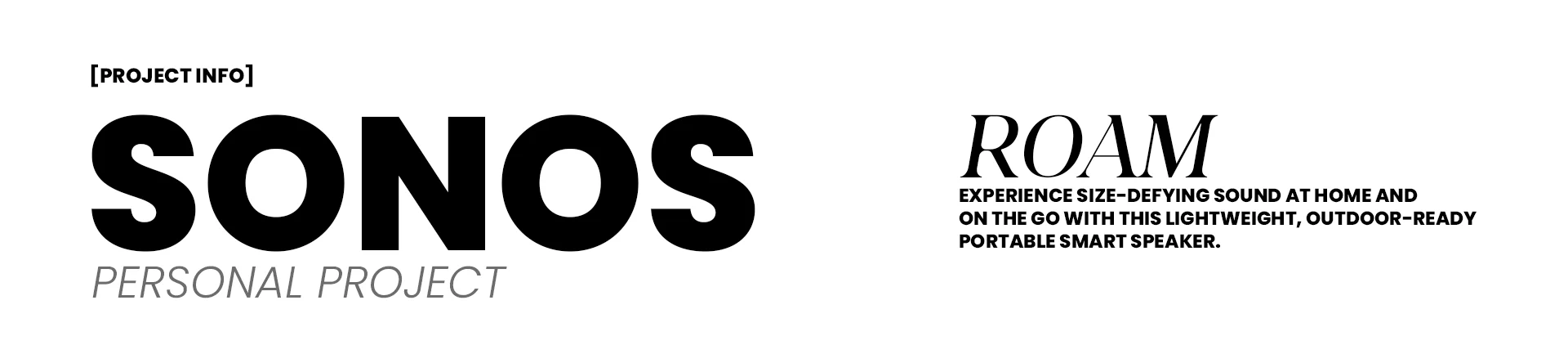 Panoramic speaker banner